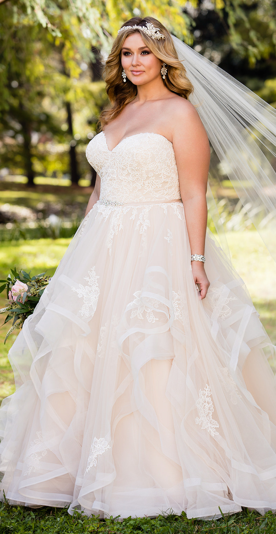 Stella York Plus Size Wedding Dress